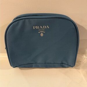 Prada Gift with purchase Toiletry Bag in Blue